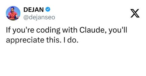 If you're coding with Claude, you'll appreciate this