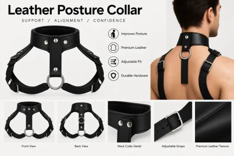 Leather Posture Collars On Sale